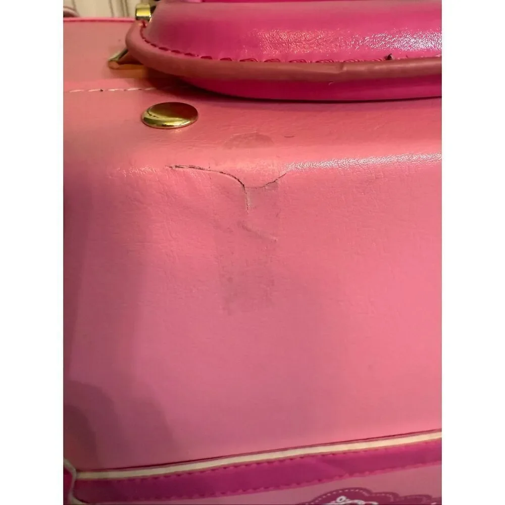 Disney Parks Bibbidi Bobbidi Boutique Disney Fantasy Cruise Ship Luggage Pink OS
